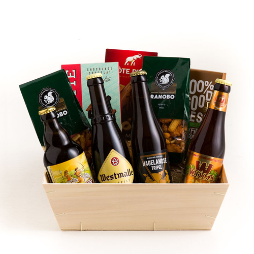 Image sur Apéro, panier cadeau bière et chocolat